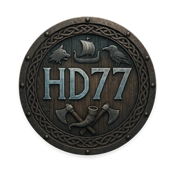 HD77 logo